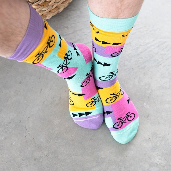 80&#39;s Road Bikes Socks - Lg