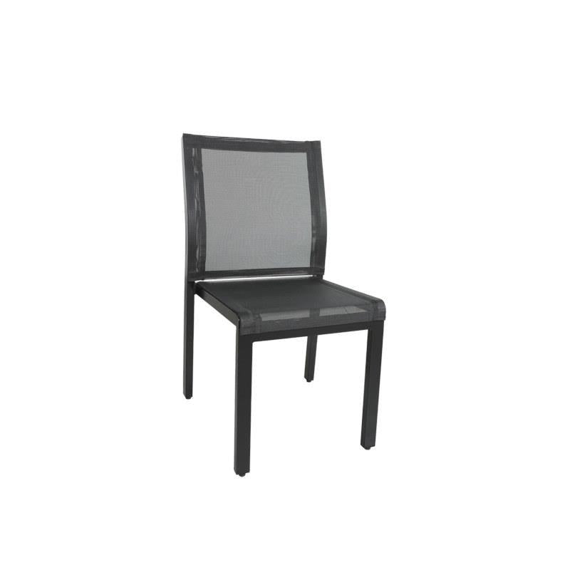 Skye Outdoor Black Side Chair, Set of 4