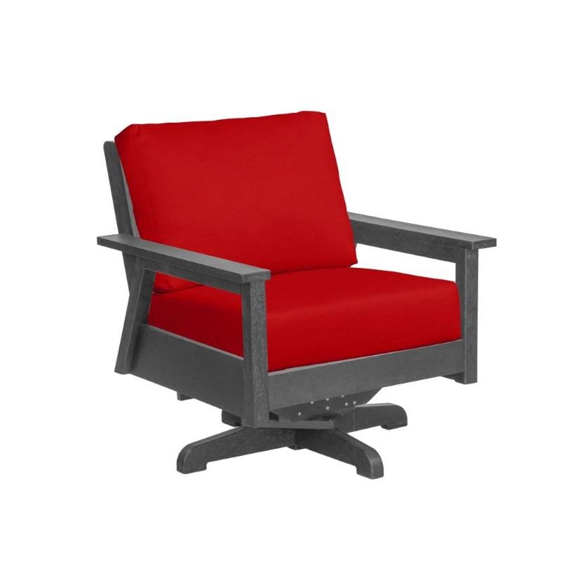 C.R. Plastics Tofino Swivel Arm Chair