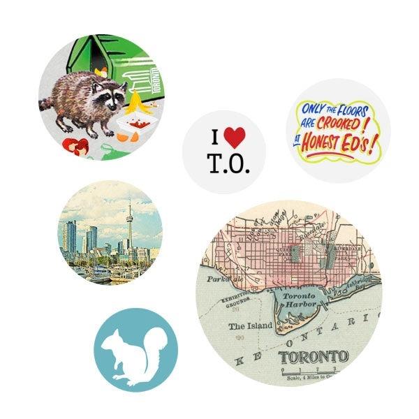 Toronto Pack Of Buttons