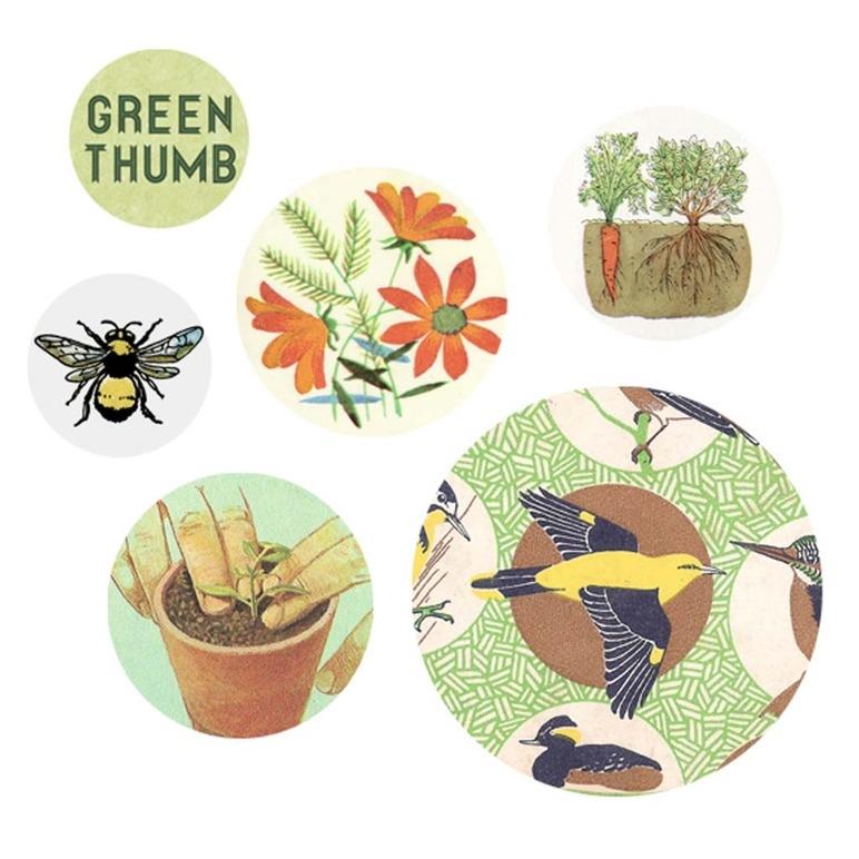 Garden Pack Of Buttons