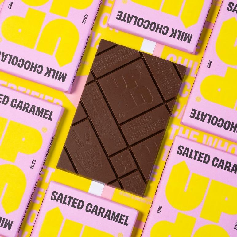 Salted Caramel Milk Chocolate Bar 120G/4.2oz