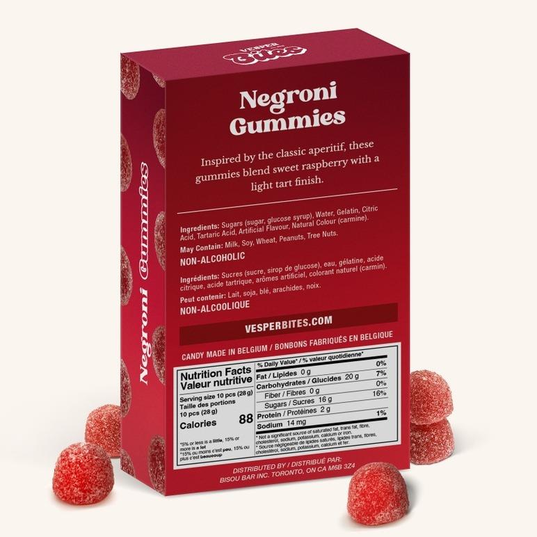 Negroni Gummies — Alcohol-Free