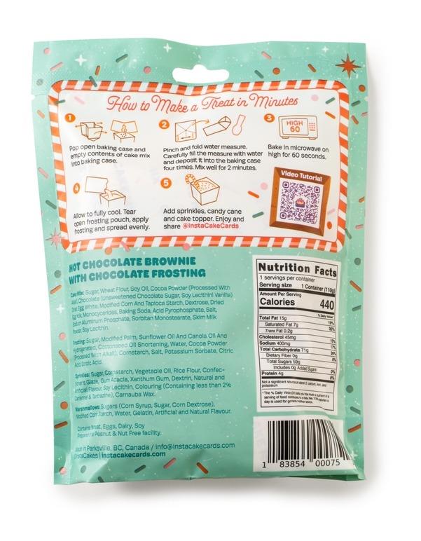 Hot Chocolate Brownie Cake Kit - w/ Chocolate Frosting