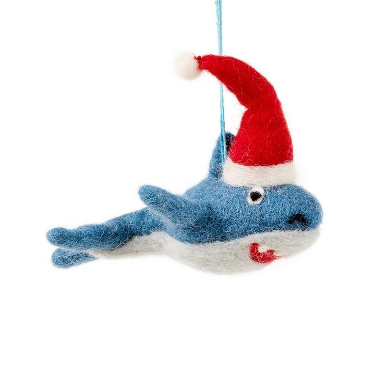 Handmade Santa Jaws Ornament