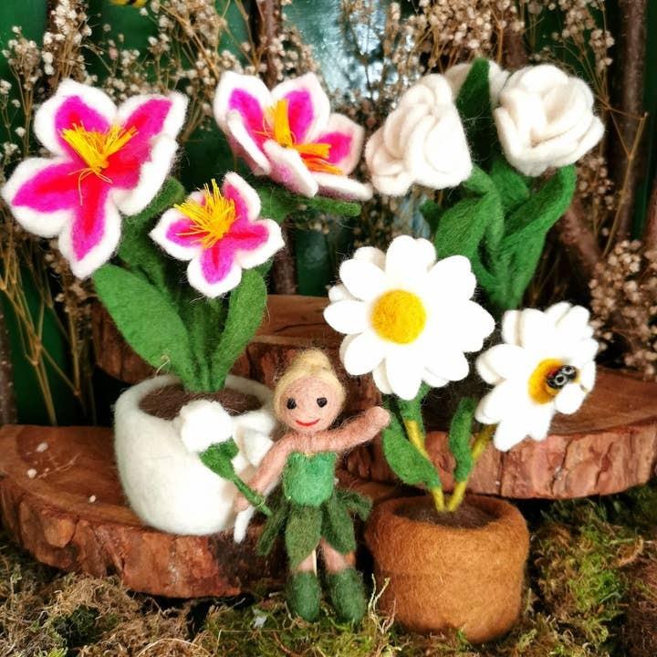 Handmade Trixy the Garden Fairy Ornament