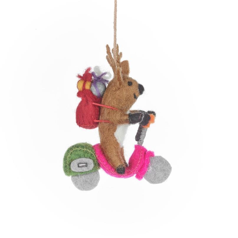 Handmade Comet the Reindeer Ornament