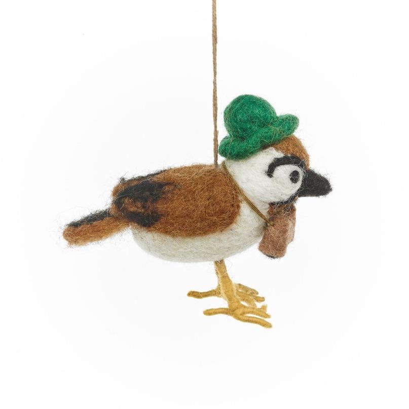 Handmade Byron Bird Watcher Ornament