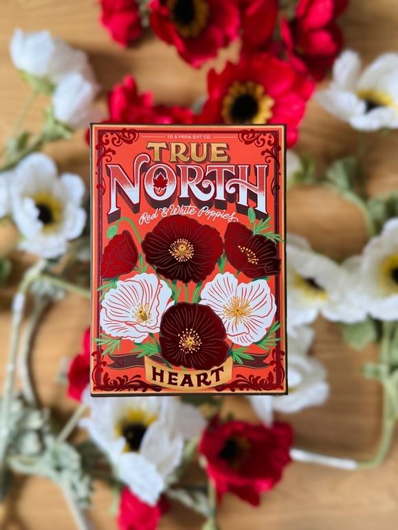 True North Canada Poppies (Heart) - Floriography Seed Packet