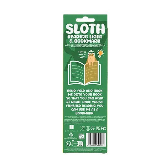 Sloth Reading Light &amp; Bookmark