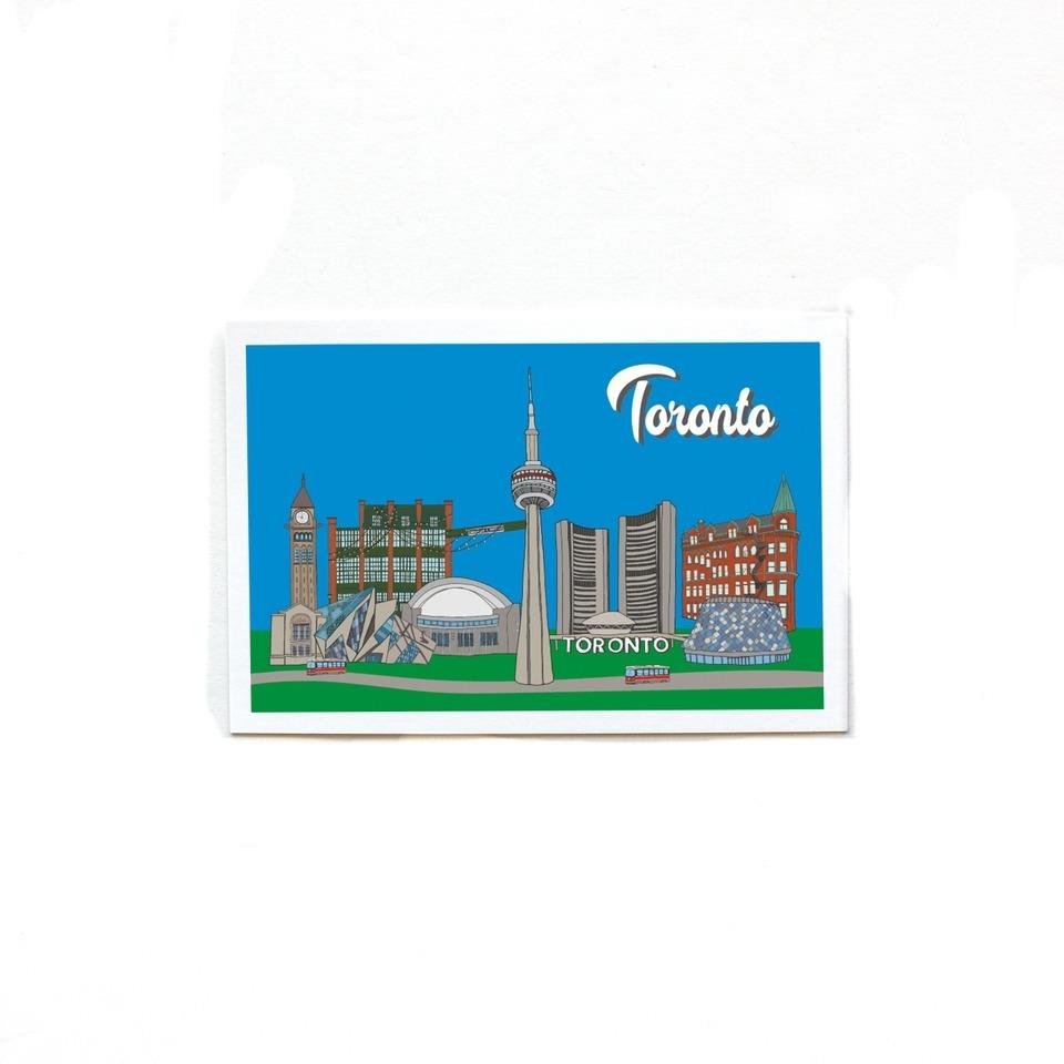 Toronto Cityscape Postcard
