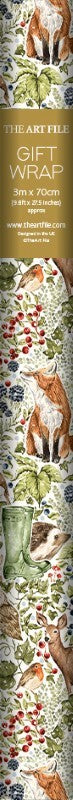 Holiday Animals Wrapping Paper, 3 Meters