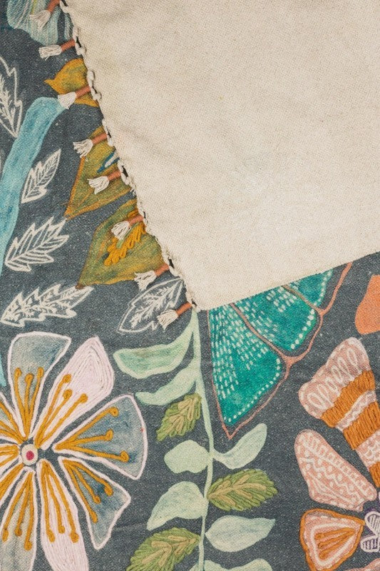 Tranquillo Grey Botanic Twist 8.2&#39; x 4.6&#39; Carpet