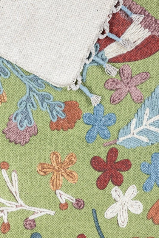 Tranquillo Green Botanic Twist 6&#39; x 4&#39; Carpet