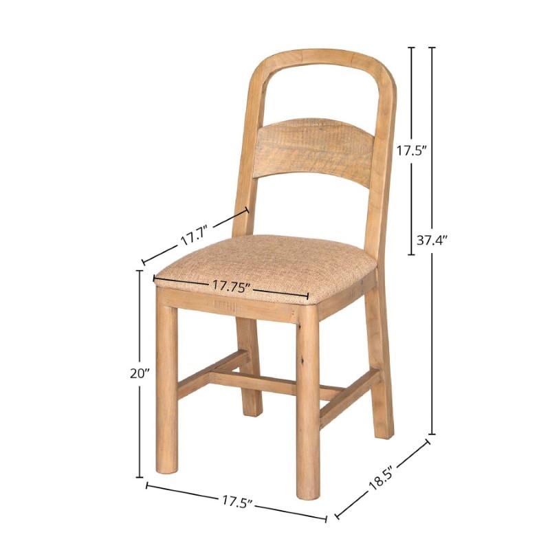 Bahama Indoor Dining Chair - Sundried Wheat