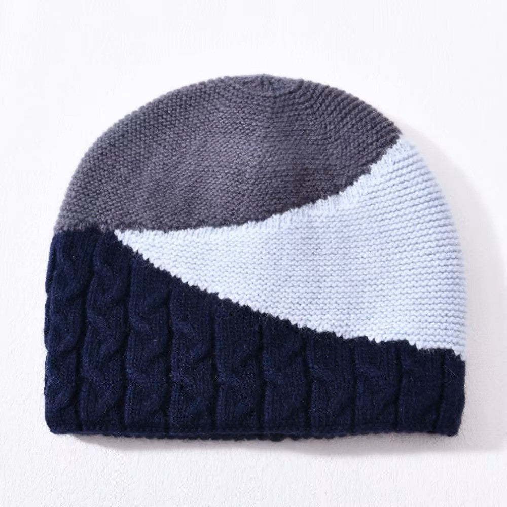 Patchwork Cashmere Beanie