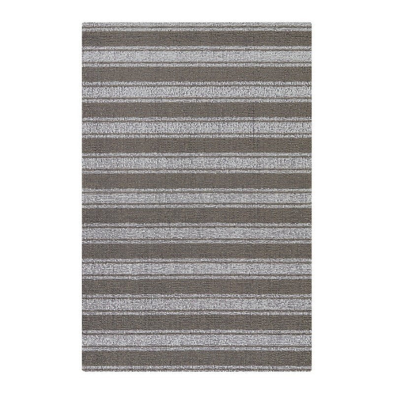 Chilewich Boardwalk Stripe Shag Mat, Walnut