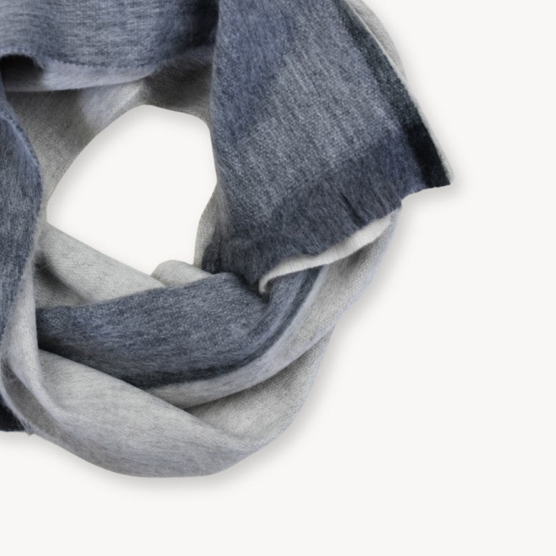 Pokoloko Alpaca Seamless Multi Stripe Scarf, Nevada