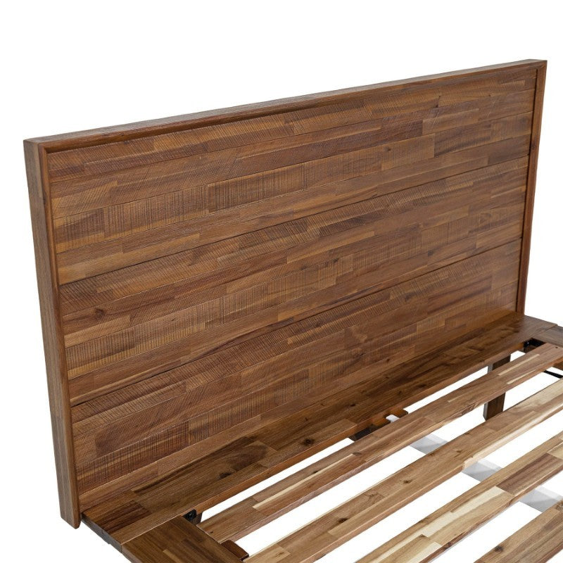 Gia King Bed - Warm Pecan