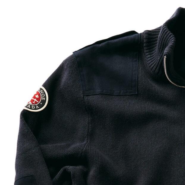 Canada Field Patch Cardigan, Navy