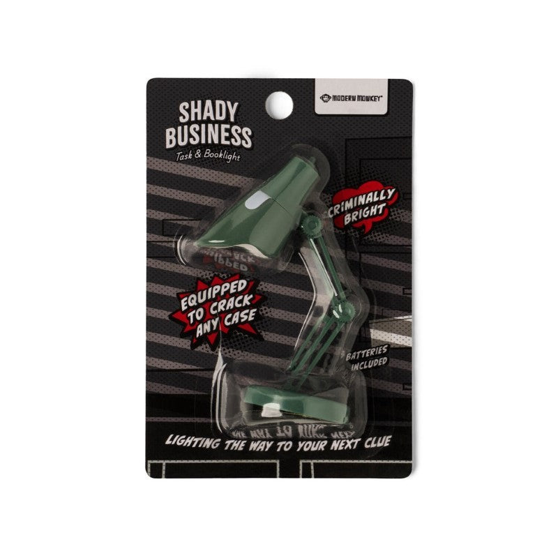 Shady Business Task &amp; Booklight Mini LED Lamp