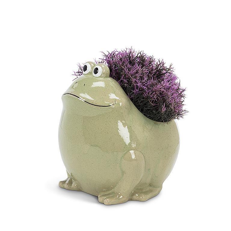 Large Sitting Frog Planter, 6.5&quot;