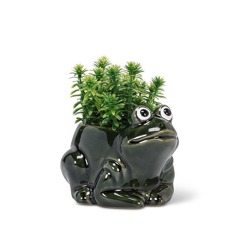 Small Crouched Frog Planter, 4.5&quot;