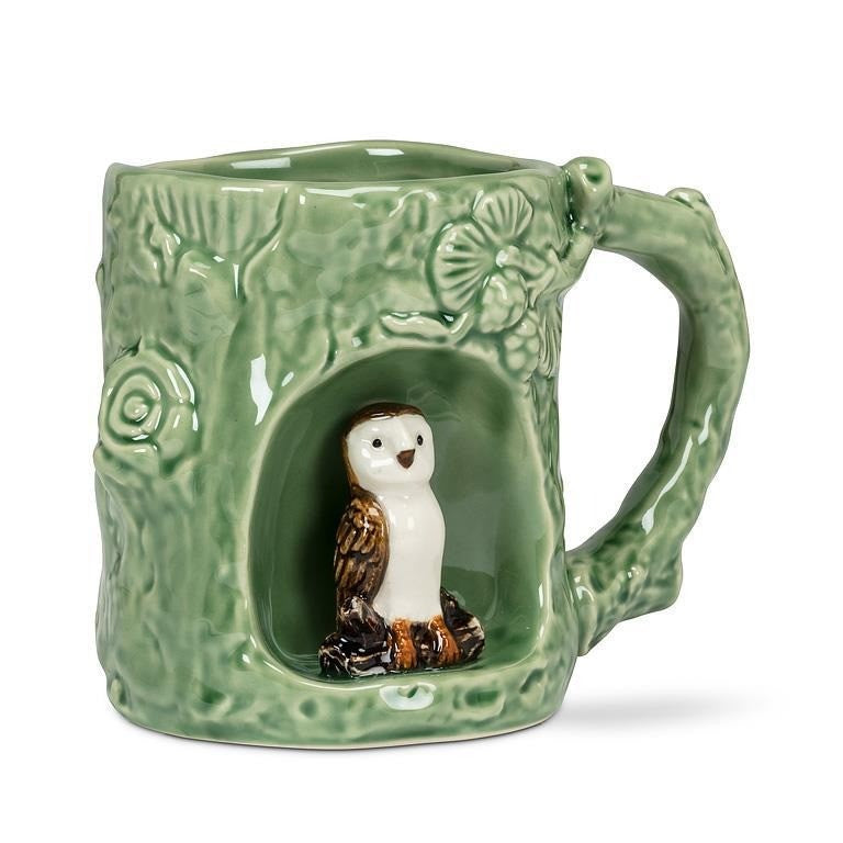Tree Look Mug with Barn Owl