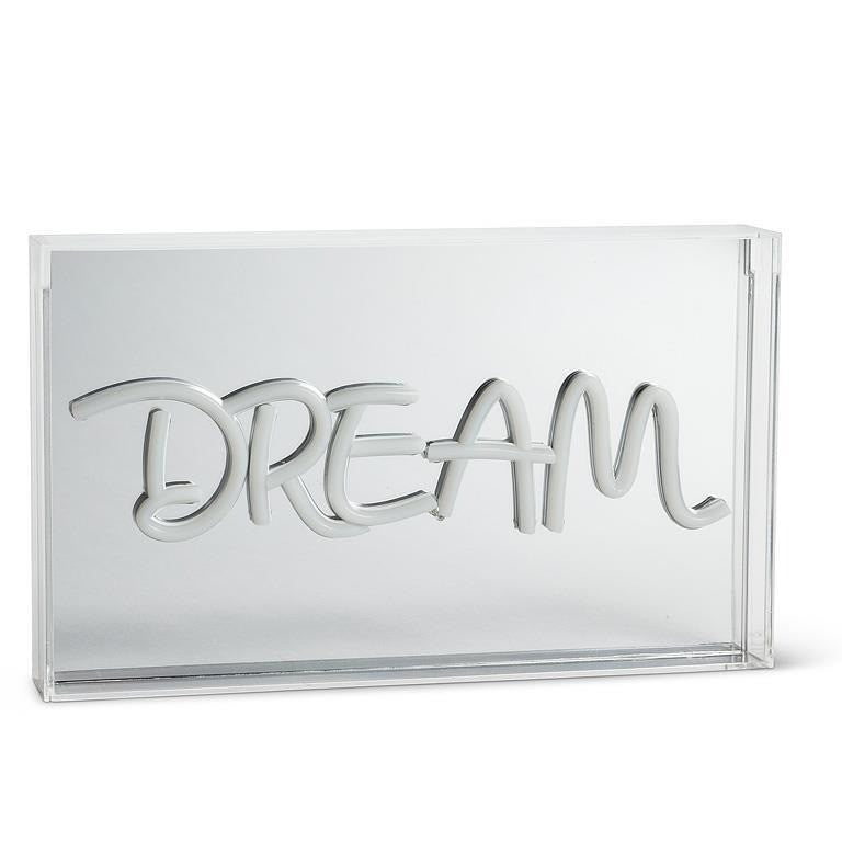 DREAM Neon LED Sign, 7" x 12"