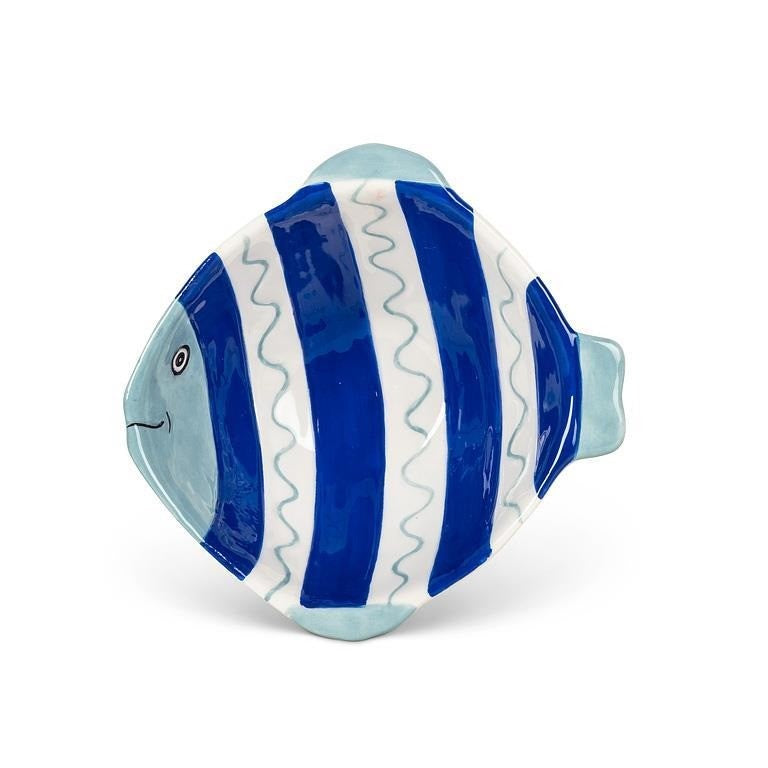 Small Striped Fish Bowl, 5"