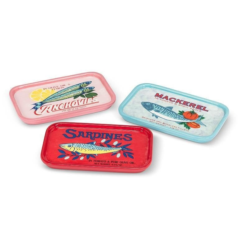 Mackerel Rectangle Plate, 4.5" x 6.5"