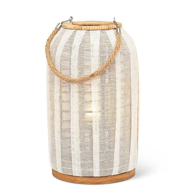 Tall Lantern with Jute Handle