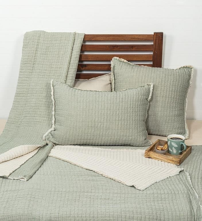 Overstitch Square Pillow, 20"Sq