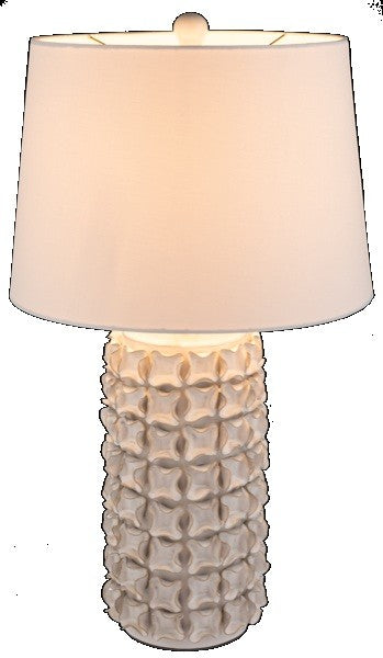 Ivory Petal Table Lamp 60W Max
