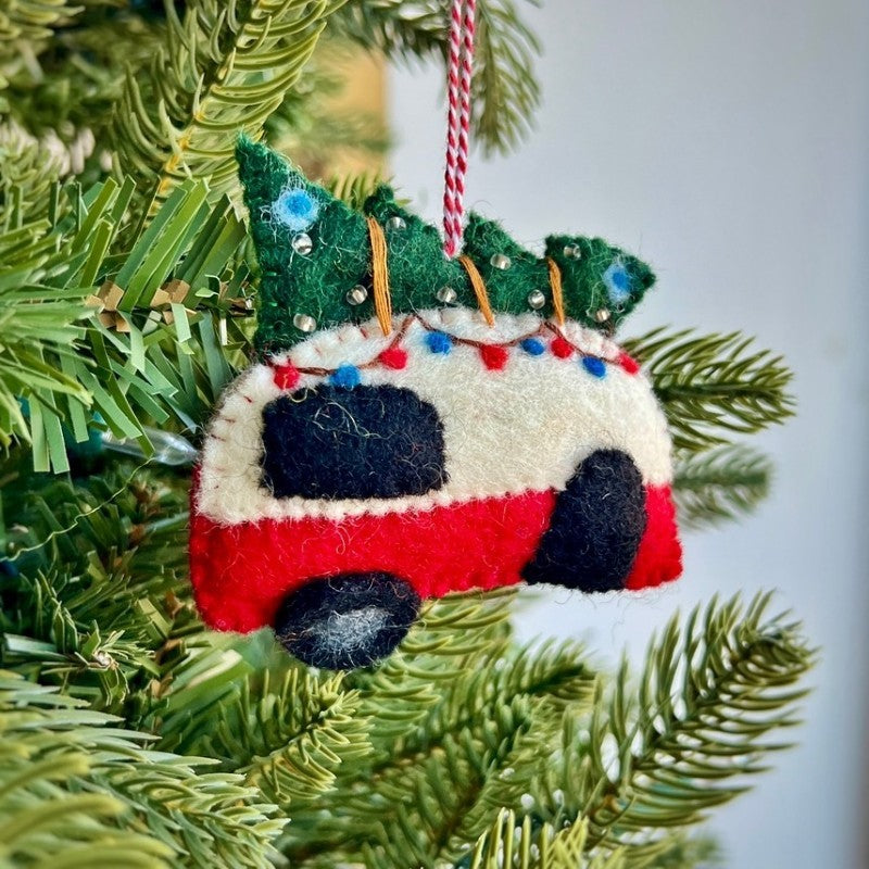 Felt Camper Ornament
