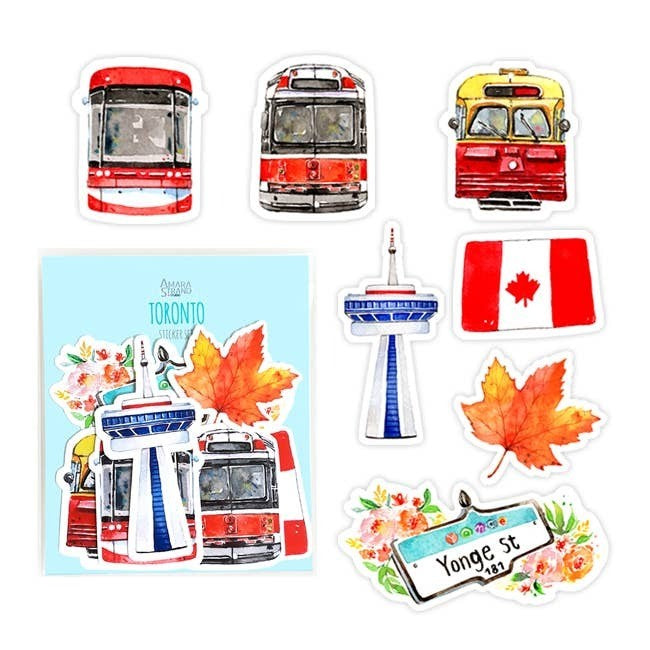 Toronto Sticker Set