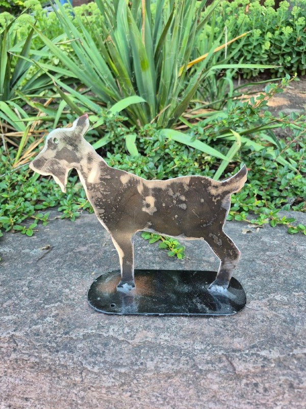 Black Goat Garden Statue, 9" x 8"