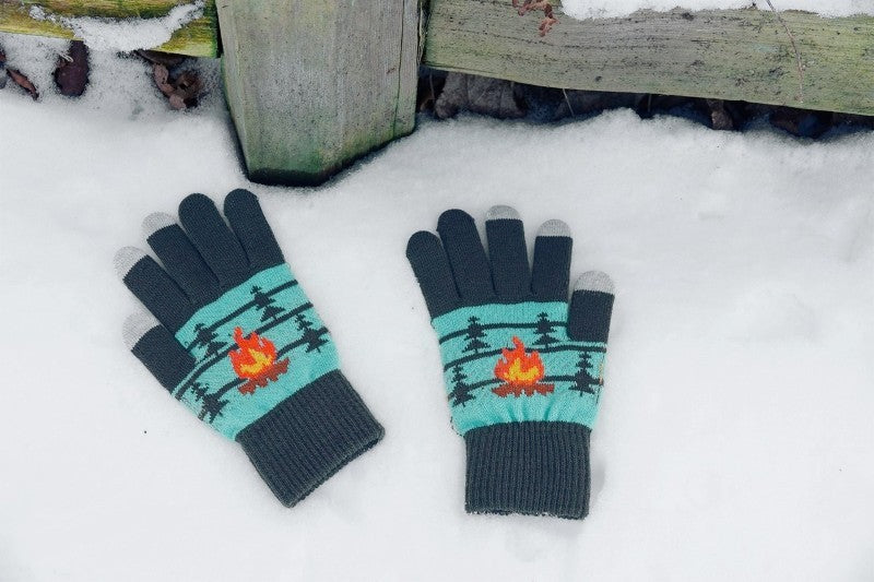 Roaming Pines Knit Gloves