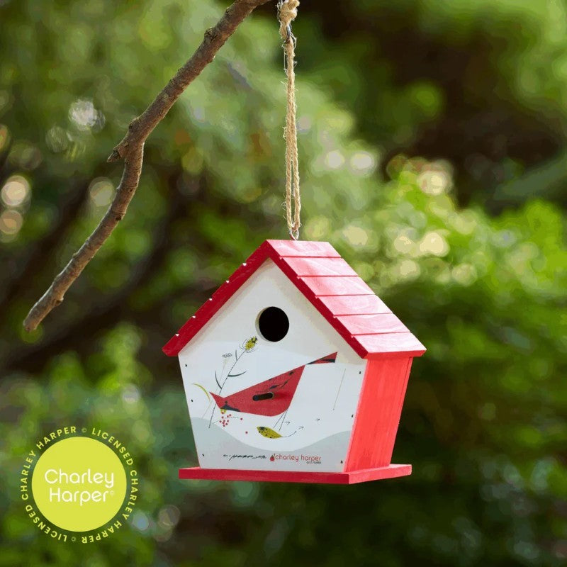 Birdhouse | Cardinal With Berries