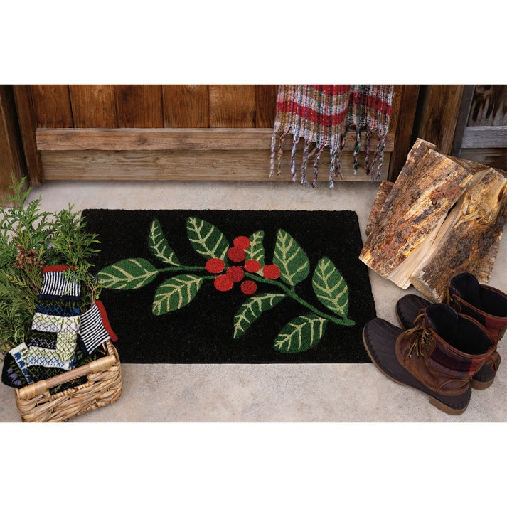 Merry Berry Christmas Doormat