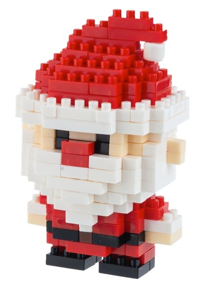 3D Santa Building Blocks