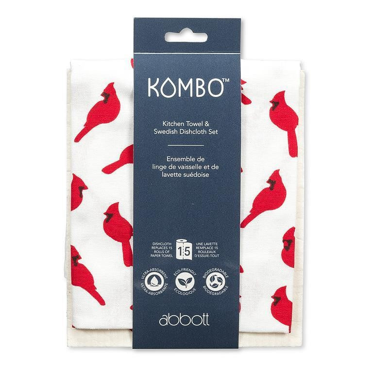Cardinals Dishcloth &amp; Kitchen Towel Set
