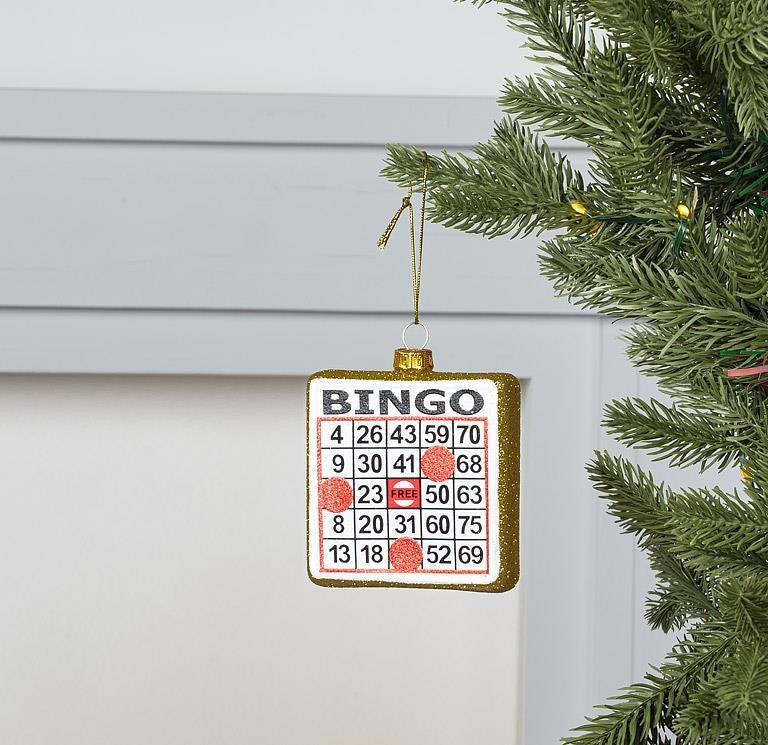 Bingo Card Ornament