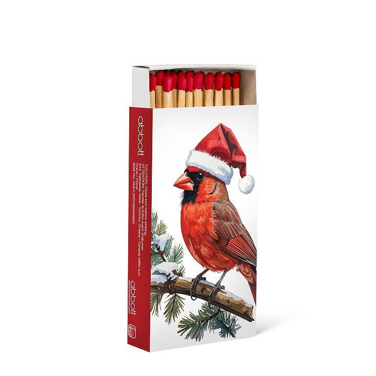 Cardinal in Santa Hat Matches. 45 Pcs