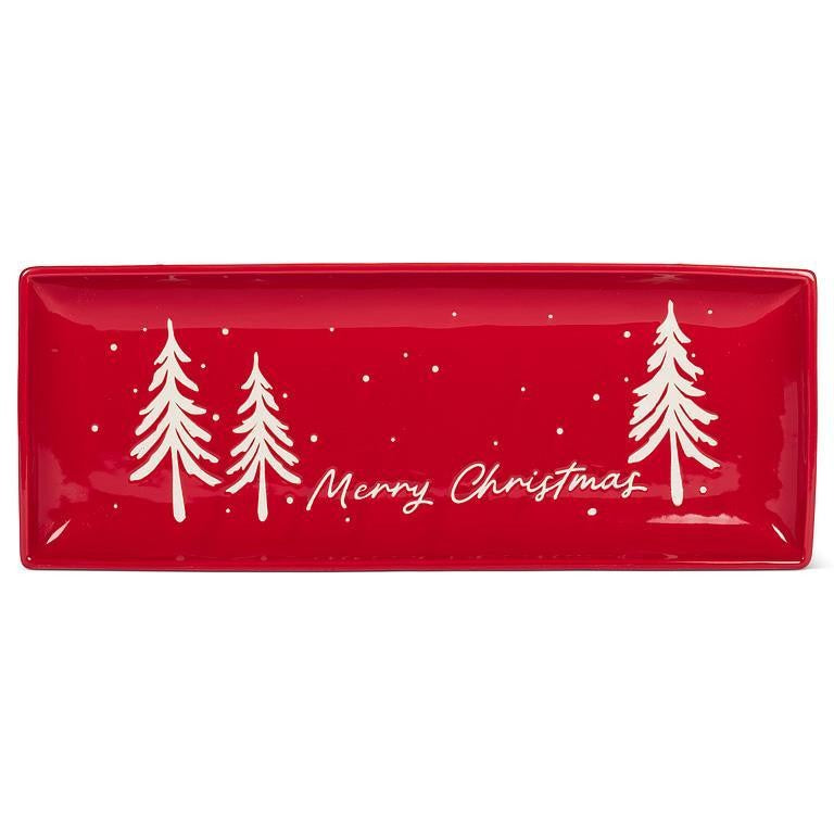 Merry Rectangle Platter, 6" x 15"L