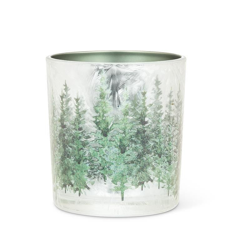 Frost Winter Forest Votive