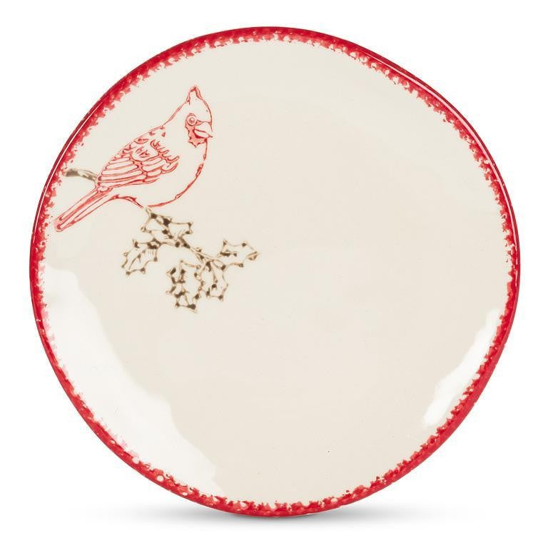 Cardinal Stamp Small Plate, 6"