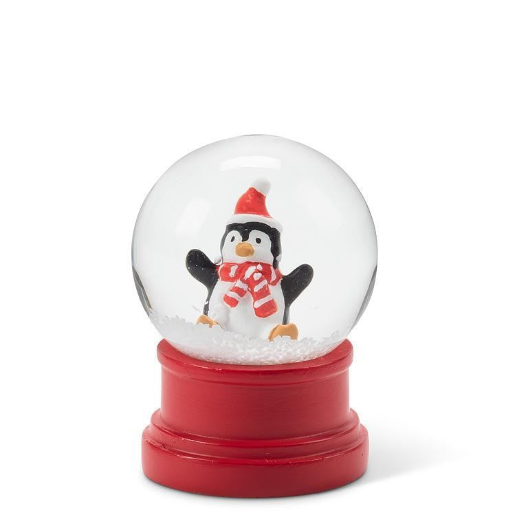 Playful Penguins Snow Globe, 2"