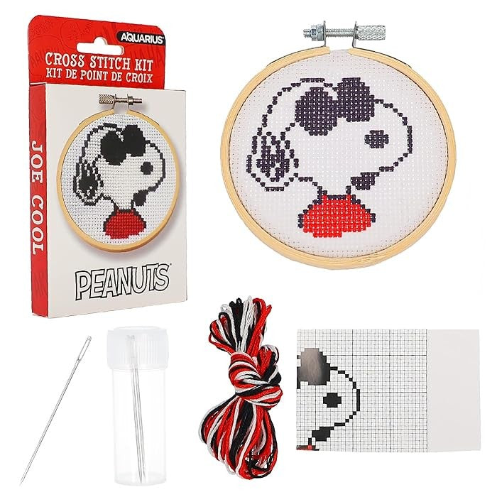 Peanuts Joe Cool Cross Stitch Embroidery Kit