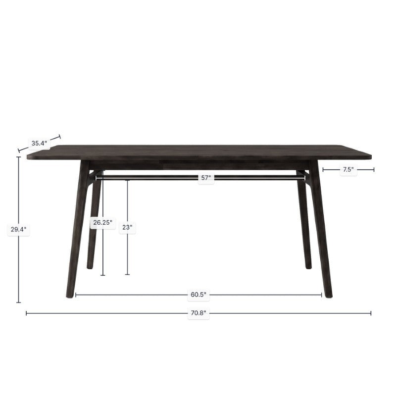 Remix Dining Table - Antique Black